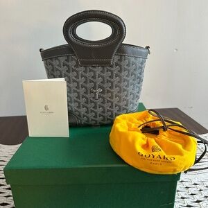 Goyard Black and Gray Handbag